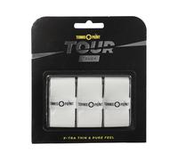 Tennis-Point Tour Touch Pack de 3 Surgrip de Tennis Unisex Blanc