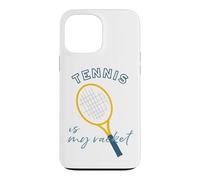 Tennis Pun Tennis est ma Raquette Coque pour iPhone 13 Pro Max