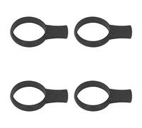 Tennis Racket Grip Trainer Trainer Conception de Silicone pour Une Formation améliorée et Une Prise Confortable sur diverses Raquettes (Noir)