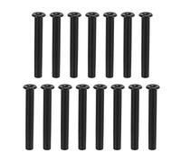 Tennis Racket Wire Protection Tube, Nylon String Grommets Replacement Set, Durable Racquet Eyelets for Stringing Tools, 15pcs Black Tubes for Tennis Rackets (3.2 * 25mm)