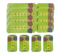 Tennis Score Keeper : traceur de marqueurs compact pour sports de raquette, conception de carte facile à déchirer pour mises à jour rapides, appareil portable pour enregistrer les scores de