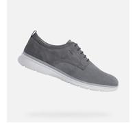 Tennis - SIRMIONE - Homme - Gris - Cuir velours et toile 40