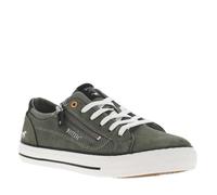 Tennis talon plat - MUSTANG - Kaki - Synthétique - Zip - Homme 44