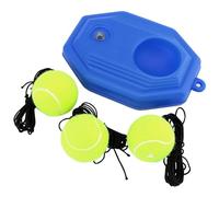 Tennis Trainer Kit, Outils D'entraînement au Tennis, Entraîneur de Tennis, avec 3 Balles Rebondissantes, Équipement D'entraînement De Tennis pour Entraînement Débutant Solo Adulte.