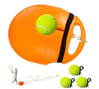 Tennis Trainer Set With Training Ball Kit for Outdoor Activities - Perfect for Beginners, Children and Adults (Orange B)