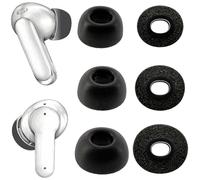 TENNMAK Embouts de rechange en mousse à mémoire de forme pour écouteurs JLab Epic Pods ANC/JLab JBuds ANC/ANFIER M3 AI, ultra confortables, noir