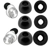 TENNMAK Embouts de rechange en mousse à mémoire de forme pour écouteurs sans fil Technics EAH-AZ100, embouts en mousse noire