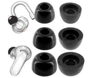 TENNMAK Embouts en mousse à mémoire de forme de rechange pour écouteurs Skullcandy Rail ANC/Dime 3/Dime 2/Push Active/Push ANC Active/Grind Fuel/Sesh ANC/Sesh Evo