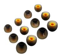 TENNMAK Lot de 12 paires d'embouts de rechange pour Sony WF-C500/WF-C700N/WF-C510, WF-1000XM4, WF/MDR/XBA Series et DEWALT Heavy Duty Bluetooth tour de cou / 2 en 1/édition 2 en 1/Jobsite Pro X2 ANC