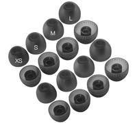 TENNMAK Lot de 16 embouts de rechange pour écouteurs Sony WF-C510 / WF-C710N / WF-C500/ WF-C700N - 8 paires (XS/S/M/L) - Noir