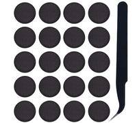 TENNMAK Lot de 20 filtres à poussière de rechange en maille pour casque DeWalt sans fil/Bluetooth Jobsite Pro X2 ANC/Bluetooth tour de cou 2 en 1 Noir