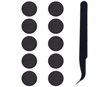 TENNMAK Lot de 5 paires de filtres à poussière de rechange pour tour de cou Bluetooth robuste / tour de cou 2 en 1/Bluetooth Jobsite Pro X2 ANC/True Wireless Ear Buds