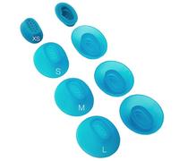 TENNMAK Lot de 8 embouts de rechange pour écouteurs JBL Tune Flex 2/Tune Flex avec filtre à poussière Bleu sarcelle