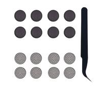 TENNMAK Lot de 8 paires de filtres anti-poussière compatibles avec écouteurs KZ ZS10 PRO/ZS10 PRO X/ZS10 PRO 2/ZSN PRO/ZS12 PRO X/ZA12/AS16/AS16 PRO/Zax/Castor/Castor Pro