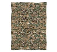 Tenoburian 1.5X2M Camouflage Sniper Veil Foulard, Camo Tactique Mesh Enveloppement de Visage de tête de Filet de Maille pour la Chasse en Plein air Tir Photographie Sauvage (Multicolore, L)