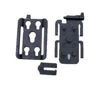 Tenoburian Adaptateur Molle, Clip de Fixation modulaire Molle pour Ceinture Tactique Gilet Molle Sacs à Dos étuis Pochettes magnétiques (pour Ceinture)