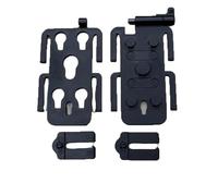Tenoburian Adaptateur Molle, Clip de Fixation modulaire Molle pour Ceinture Tactique Gilet Molle Sacs à Dos étuis Pochettes magnétiques (pour Molle)