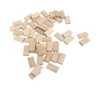 Tenons Domino Bois Hêtre 8x40mm Lot de 50 Pièces Chevilles Bois pour Systèmes Menuiserie Fabrication Meubles Assemblages Cadres et Armoires