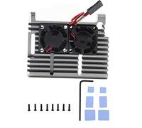 TENP Boîtier en Alliage d'aluminium, boîtier Complet en Alliage d'aluminium Pratique résistant à l'usure pour Accessoires informatiques pour l'électronique