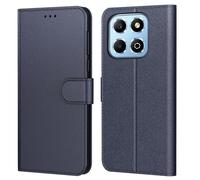 Tenphone Coque pour Honor 200 Smart 5G, Etui Protection Housse Premium en Cuir PU,Pochette Fermeture Magnétique,Flip Case Compatible avec (Bleu, Honor 200 Smart)