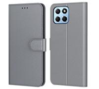 Tenphone Coque pour Honor 70 Lite, Coque Honor 70 Lite,Etui Protection Housse Premium en Cuir PU, [Emplacements Cartes], Pochette Flip Case Compatible avec Honor 70 Lite Book (Gris)