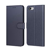Tenphone Coque pour iPhone SE 2022 5G/SE 2020/6/6S/7/8, Pochette Housse de Protection Etui à Rabat Premium en Cuir PU [Fermeture Magnétique] Compatible avec (iPhone 6/7/8/SE (4,7"), Bleu)