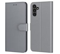 Tenphone Coque pour Samsung Galaxy A54 5g, Coque Samsung A54,Etui Protection Housse Premium en Cuir PU, [Emplacements Cartes], Pochette Flip Case Compatible avec Samsung A54 5G Book (Gris)