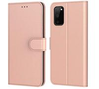 Tenphone Coque pour Samsung Galaxy S20 FE Fan Edition, Etui Protection Housse Premium en Cuir PU,Pochette Fermeture Magnétique,Flip Case Compatible avec (Samsung S20 FE 4G / 5G, Book Rose Gold)