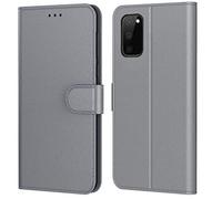 Tenphone Coque pour Samsung Galaxy S20 FE Fan Edition, Etui Protection Housse Premium en Cuir PU,Pochette Fermeture Magnétique,Flip Case Compatible avec (Samsung S20 FE 4G / 5G, Book Gris)