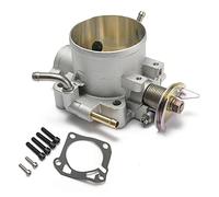 TENREV Collecteur d'admission en Aluminium argenté 70mm Corps de Papillon for h-ond-a B16 B18 D16 F22 B20 D/B/H/F EG EK H22 EP-TB033B309 Pièces de Rechange de Moto