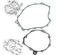 TENREV Kits de Joints de Couvercle d'embrayage de Carter d'alternateur de Moto for CBR1000 RR CBR1000RR CBR 1000RR 2004 2005 2006 2007 Remplacement du Joint (Color : The Kits)
