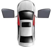 TENREV Pare-Soleil Voiture Bébé,fenêtre latérale de Voiture, Anti-moustiquaire pour bébé, pour Renault Megane GT220 Sedan,Protection pour Enfants, Animaux de Compagnie,A-2frontdoors