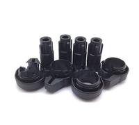 TENREV Tourelle de Bottes en Caoutchouc de réparation de Bobine d'allumage adaptée for -B-M-W E39 E46 E53 E60 E63 E66 E65 325xi 330ci 525i 745i 750i 760li M3 X3 X5 Z4 pièces Automobiles (Color : 4pc)