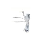 TENS Câble d'électrode jack 3,5 mm vers fiche broche 2 mm 120 cm | Prise jack standard de 3,5 mm vers broche de 2 mm, ne convient pas pour les mini prises de 2,5 mm, idéal pour soulager la