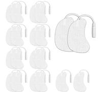 TENS Électrodes Pads, appareil thérapeutique de la douleur, électrodes autocollantes réutilisables, pour TENS, acupuncture, machine de massage