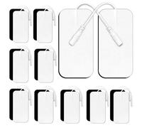 TENS Électrodes Pads, appareil thérapeutique de la douleur, électrodes autocollantes réutilisables, pour TENS, acupuncture, machine de massage
