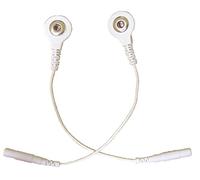 TENS Lot de 2 adaptateurs de câble pour machine à goujon 2 mm vers connecteur Snap 3,5 mm Compatible avec la plupart des unités TENS/EMS Convertisseurs de fils de plomb faciles à utiliser