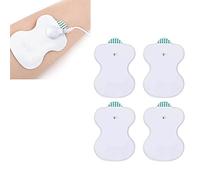 TENS Lot de 50 électrodes réutilisables, pour électrodes thérapeutiques, pour instrument de massage, physiothérapie, masseur corporel