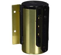 Tensabarrier 896-std-2s-std-no-yax-b Laiton satiné Standard unité de support de fixation murale avec Panic Break Ceinture End, 5,1 cm de large, 7 '15,2 cm Longueur Jaune Caution Do Not Enter Ceinture, 11,4 cm Hauteur, 9,5 cm de large, 7 cm de long