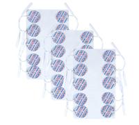 TensCare Électrodes Rondes TENS & EMS 25 mm - Lot de 30 | Électrodes 25 mm à haute adhérence, réutilisables jusqu'à 20 fois, pour appareils TENS et EMS compatibles