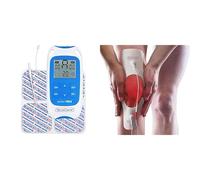 TensCare Perfect TENS + Coussinets anti-douleur pour genoux - Kit complet de thérapie de la douleur avec appareil TENS à 2 canaux et électrodes ciblées à adhésif puissant