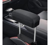 Tensilearm Accoudoir de Voiture Universel pour Console de Rangement, accoudoir Central, Bras réglable, Support de Relaxation Facile à Installer, Noir