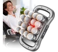 TenSine Lot de 16 pistolets de massage pour la tête, masseur à percussion pour tissus profonds avec 9 modes et niveaux, outils électriques pour massage du dos, du cou, des épaules, de la taille