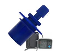 Tensiomètre à connecteur universel - Adaptateur de brassard pour moniteur électronique, brassard de pression de remplacement | Matériau ABS taille 4mm5mm6mm7mmblanc gris conception droite coude ut