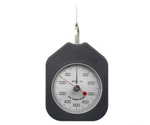 Tensiomètre à double cadran pointeur pour mesure 500 g, dynamomètre analogique avec indicateur à double aiguille, noir