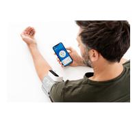 Beurer BM 59 Tensiomètre pour le bras, brassard sans tuyaux ni câbles, indicateur de risque à LED, détection d'arythmie, brassard 22-42 cm, avec application, transfert de données vers Apple Health