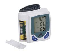 Tensiomètre au poignet pour lectures systolique et diastolique et mesure de la fréquence du pouls - Tensiomètre électronique avec écran LCD, 2 x 99 groupes de mémoire et gonflage