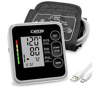 Tensiometre, Bras machine automatique de pression artérielle numérique Accueil utilisation, fréquence cardiaque Surveillance compteur avec brassard 22-40cm, 2 × 120 Sets mémoire