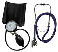 Tensiomètre de bras professionnelle Tiga-Med Pro 1 neuf garantie K 1 + stéthoscope Rappaport Bleu Double tête de Tiga-Med