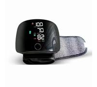 Tensiomètre de poignet, moniteur de pression artérielle électrique portable numérique numérique LCD rétroéclairé poche mémoire BP machine brassard réglable